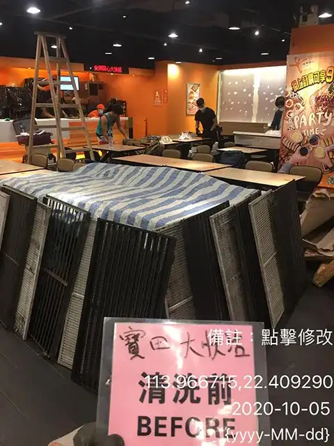 冷氣清洗現場 7